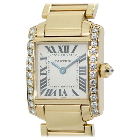 cartier tank francaise lady|cartier tank francaise with diamonds.